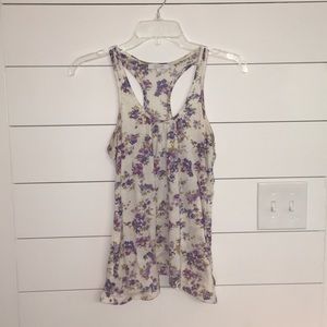 Delia’s floral tank top